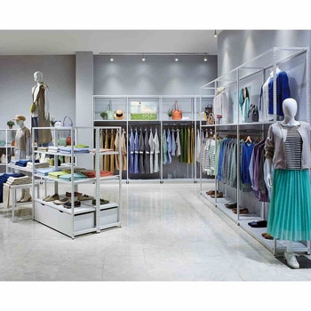 シリーズ什器「ラテラル・ロコ」WHITE W120cm D40cm 連結用 ストア・エキスプレス