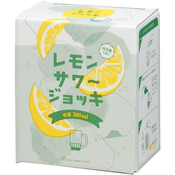 P-00401-JAN-P レモンサワーグラス ジョッキ 東洋佐々木ガラス
