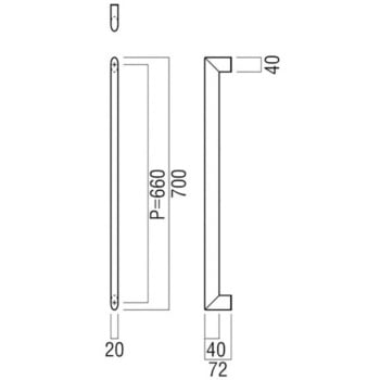 【オーダー】ドアハンドル 楕円 G1196 UNION(ユニオン)