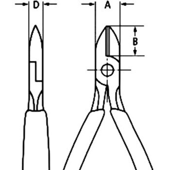 7922-120 エレクトロニクスニッパー 1個 クニペックス(KNIPEX) 【通販