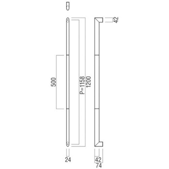 【オーダー】ドアハンドル 楕円 G1197 UNION(ユニオン)