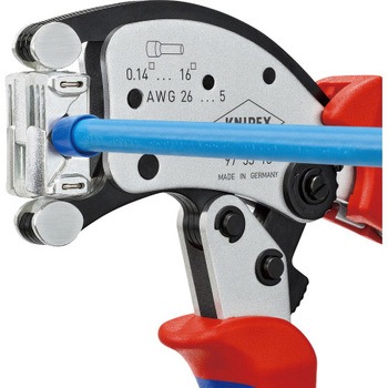 マルチアシジャストワイヤーエンド圧着ペンチ KNIPEX(クニペックス)