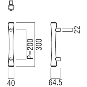 【オーダー】ドアハンドル ストレートタイプ G1234 - UNION(ユニオン)