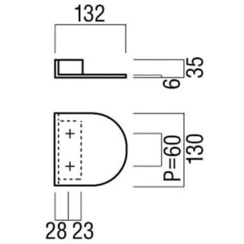 【オーダー】ドアハンドル プレートタイプ 押板 G215 UNION(ユニオン)