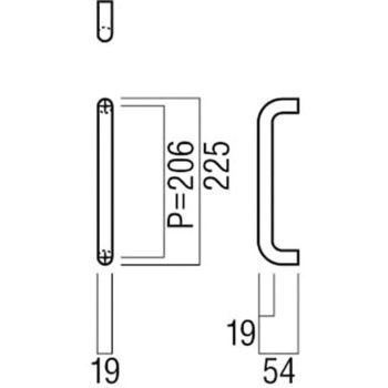 【オーダー】ドアハンドル 丸型 ストレートタイプ G2605 - UNION(ユニオン)