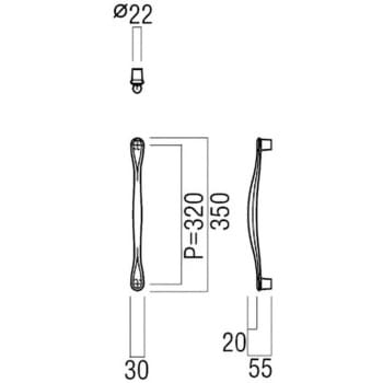 【オーダー】ドアハンドル ストレートタイプ G2608 UNION(ユニオン)