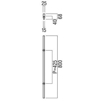 【オーダー】ドアハンドル 楕円 G5270 UNION(ユニオン)