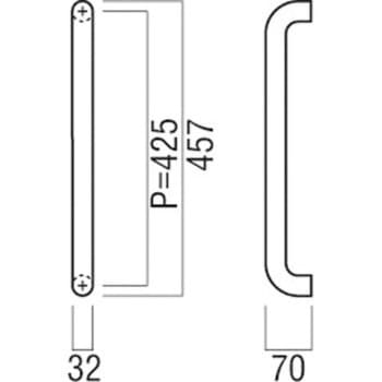 【オーダー】ドアハンドル 丸型 ストレートタイプ G7056 UNION(ユニオン)