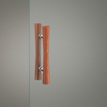 【オーダー】ドアハンドル 丸型 ストレートタイプ ユニウッド(積層強化木) G76 UNION(ユニオン)