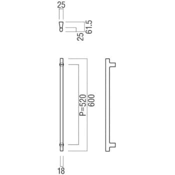 【オーダー】ドアハンドル 楕円 G777 UNION(ユニオン)
