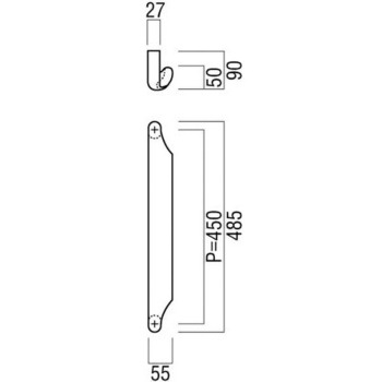 【オーダー】ドアハンドル ストレートタイプ G830 UNION(ユニオン)
