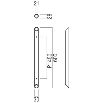【オーダー】ケアハンドル(引き戸用) H1187 UNION(ユニオン)