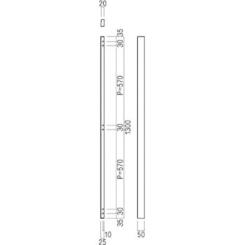 H2160-26-038-L1300 ケアハンドル(引き戸用) H2160 1組 UNION(ユニオン