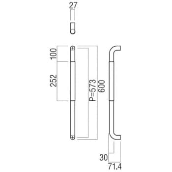 【オーダー】ケアハンドル(除電ABS)H2770 - UNION(ユニオン)