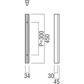 【オーダー】ケアハンドル(引き戸用)H2860 UNION(ユニオン)