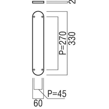 【オーダー】ドアハンドル プレートタイプ 押板 SP12 UNION(ユニオン)