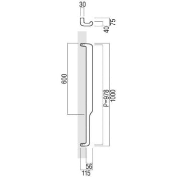 【オーダー】ドアハンドル アルミ鋳物 T1018 UNION(ユニオン)