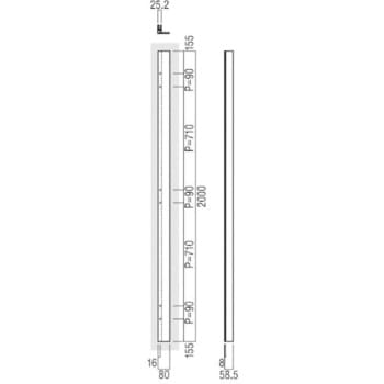 【オーダー】ドアハンドル T1118 換気口ハンドル UNION(ユニオン)
