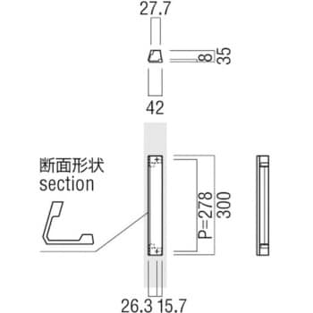 T1188-26-130-L300 ドアハンドル T1188 1組 UNION(ユニオン) 【通販