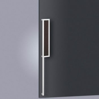【オーダー】ドアハンドル 角型 振り出しタイプ レザー貼り T1263 UNION(ユニオン)