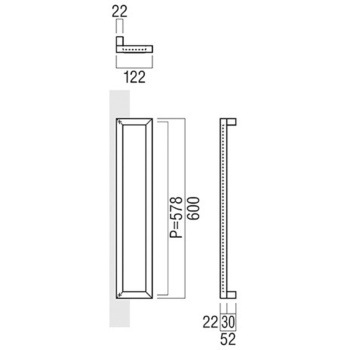 【オーダー】ドアハンドル 角型 振り出しタイプ レザー貼り T1263 UNION(ユニオン)