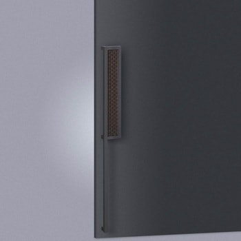 【オーダー】ドアハンドル 角型 振り出しタイプ レザー貼り T1263 UNION(ユニオン)