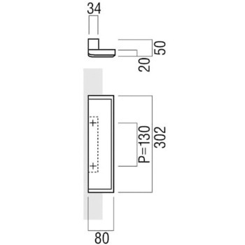 【オーダー】ドアハンドル プレートタイプ T2330 UNION(ユニオン)