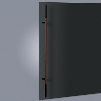 【オーダー】ドアハンドル 丸型 振り出しタイプ ユニウッド(積層強化木) T2681 - UNION(ユニオン)