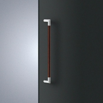 【オーダー】ドアハンドル 丸型 振り出しタイプ ユニウッド(積層強化木) T2750 - UNION(ユニオン)