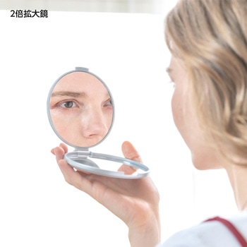 等倍・拡大両面コンパクトナピュアミラー 堀内鏡工業