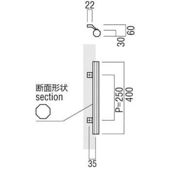 T520-26-038-L400 ドアハンドル 振り出しタイプ T520 1組 UNION