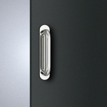 【オーダー】ドアハンドル 丸型 プレート付きハンドル T5613 UNION(ユニオン)