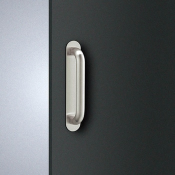 【オーダー】ドアハンドル 丸型 プレート付きハンドル T5613 UNION(ユニオン)