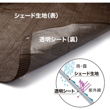 雨よけシェード タカショー