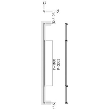 【オーダー】ドアハンドル 丸型 ストレートタイプ T7610 UNION(ユニオン)