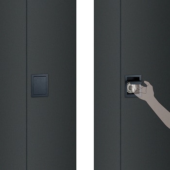 【オーダー】堀込ハンドル ULS2820 カムロックシリンダー別途 UNION(ユニオン)