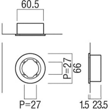 【オーダー】堀込ハンドル ULS2830 本締り錠別途 UNION(ユニオン)