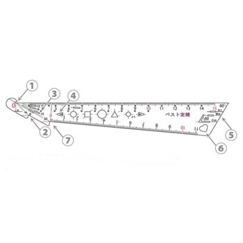 42-551 ドラパス ベスト定規 light 1本 ドラパス 【通販モノタロウ】