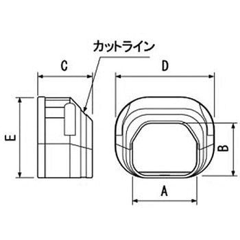 端末カバー 因幡電工