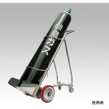 SUS7000-1-4 クリーンルーム用ボンベ運搬車 SUSシリーズ アズワン 41709737