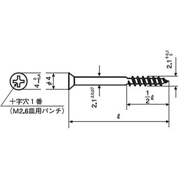 SUSXM7 一番ビス (SUS410)(パック品) - 大阪魂