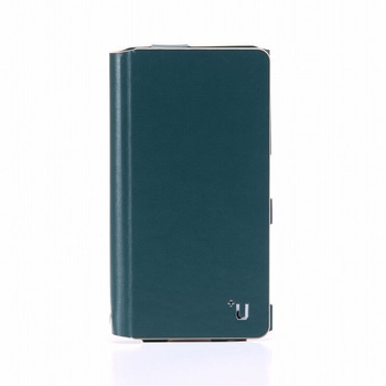 Xperia(TM) X Performance SO-04H/SOV33/SoftBank 【+U】James/One Sheet of Leather case ダークグリーン 軽量 薄型  ストラップホール オートスリープ機能 LEPLUS