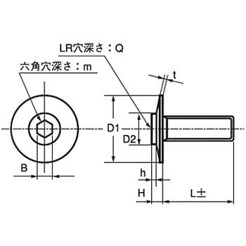 3×6 シンヘッド TPタイプ 小ねじ (ステンレス)(パック品) 1パック(10個