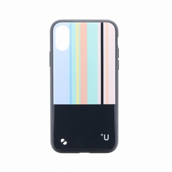 iPhone XS/iPhone X 【+U】Eric/ハイブリットケース 耐衝撃 薄型 ストラップホール LEPLUS