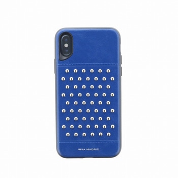 iPhone XS/iPhone X シェル型ケース/スタッズ/Tacho Collection/Cobalt(Blue) VIVA MADRID