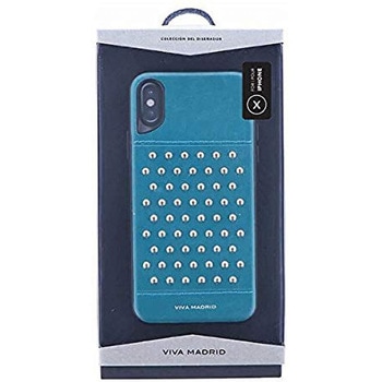 iPhone XS/iPhone X シェル型ケース/スタッズ/Tacho Collection/Teal(Green) VIVA MADRID