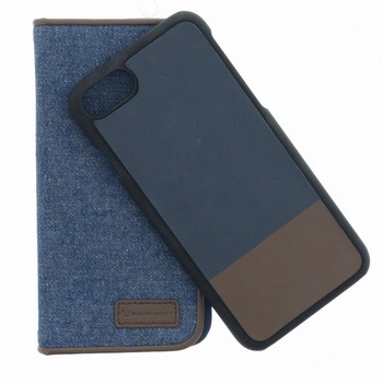 Iphone 7 U Amari マグネット式2wayケース ネイビー Leplus Iphoneケース 通販モノタロウ Lp I7fa2wnv