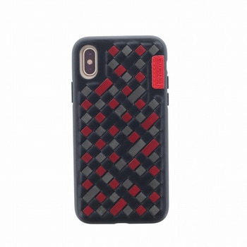 iPhone XS/iPhone X シェルケース/ハンドメイド編込み/Trellis Collection/Jet Skinarma