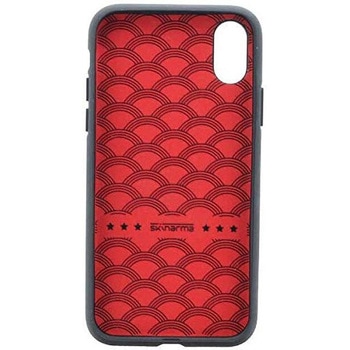 iPhone XS/iPhone X シェルケース/ハンドメイド編込み/Trellis Collection/Onyx Skinarma