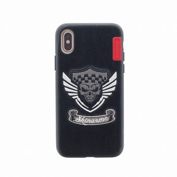 iPhone XS/iPhone X シェルケース/ハンドメイド刺繍/Motocross Collection/Dirt road Skinarma